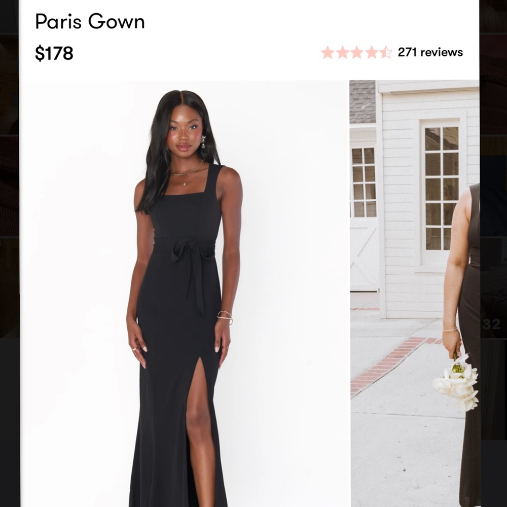 Show me Your MUMU “Paris gown”. SOLD WITHOUT BOW/RIBBON. Worn once